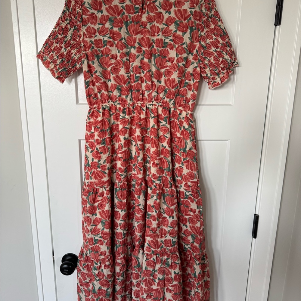 Baltic Born Medium Suzette Smocked Midi Dress - Picture 7 of 7
